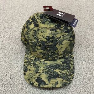 Under Armour Mens Freedom Camo Hat Green Adjustable Strapback Tactical Cap